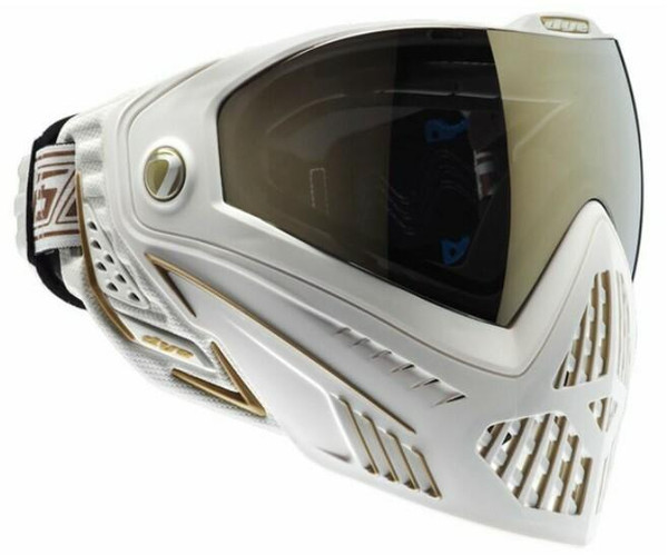 Dye i5 Pro Airsoft Full Face Mask, White/Gold | Airsoft Station UK-DYE-40150601