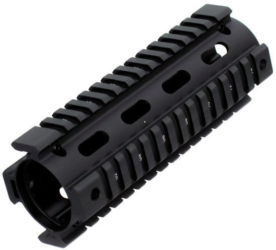 Aim Sports M4 Handguard/Quad Rail Carbine Length, Black | Airsoft Station