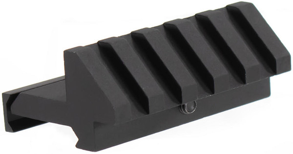 Aim Sports 45° Offset Picatinny Rail Mount, Black | Airsoft Station ASI-MT022