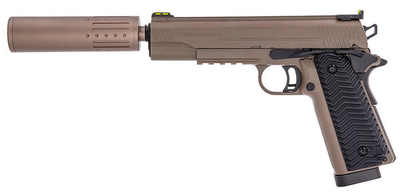 Vorsk VX-14 GBB Airsoft Pistol, Dark Earth | Airsoft Station