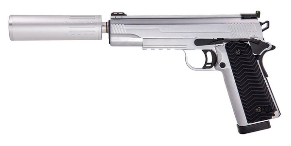 Vorsk VX-14 GBB Airsoft Pistol, Silver | Airsoft Station