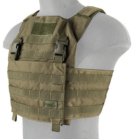 Lancer Tactical Adaptive Recon Tactical Vest, OD Green | Airsoft