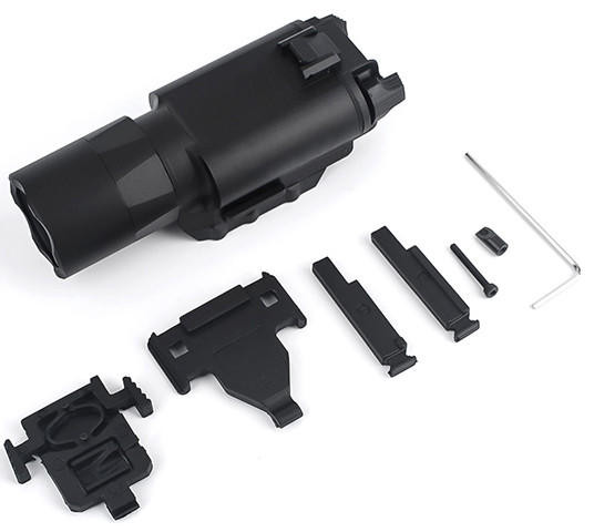 ACW X300 Ultra 510 Lumen Pistol Light, Black | Airsoft Station UK-ACW-359-BK