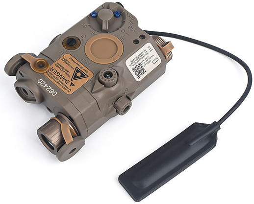 ACW LA-5 PEQ15 Flashlight/Red Laser/IR PEQ Box, Dark Earth | Airsoft Station