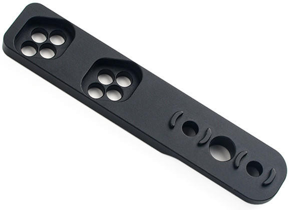 ACW M-LOK Light Mount Inline, Black | Airsoft Station UK-ACW-2013-BK
