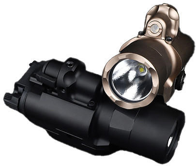 ACW X400 Ultra 450 Lumen Pistol Light and Laser, Dark Earth
