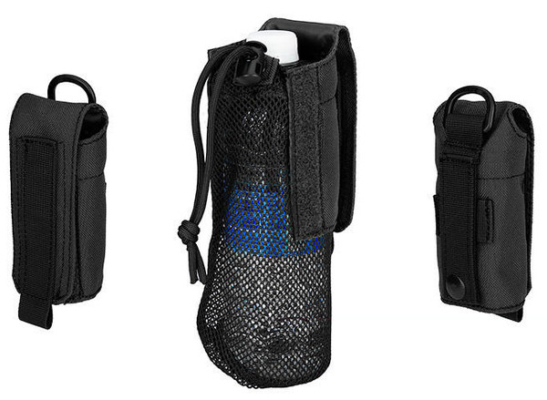 G-Force Tactical 1000D Nylon Folding Water Bottle Bag II, Black | Airsoft Statio