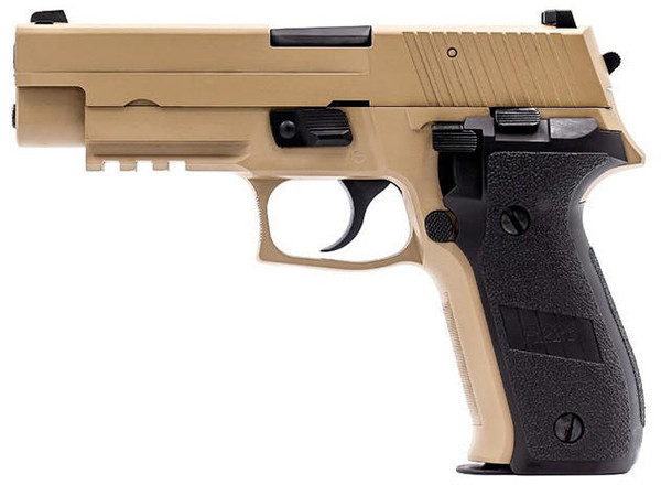 Raven Railed R226 GBB Airsoft Pistol, Tan | Airsoft Station