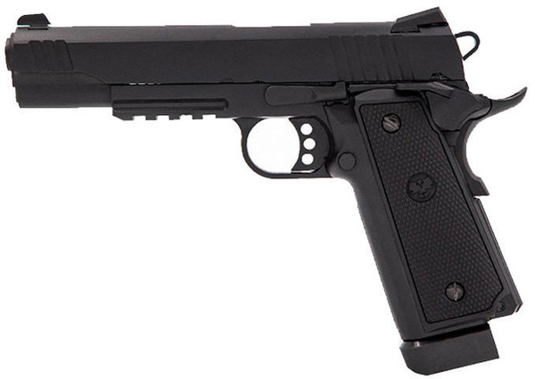 Raven Railed R14 Hi-Capa GBB Airsoft Pistol, Black | Airsoft Station