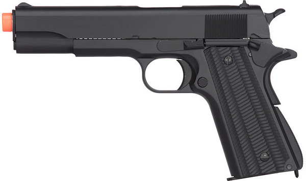 Golden Eagle IMF 3311 1911A1 Gas Blowback Airsoft Pistol, Black