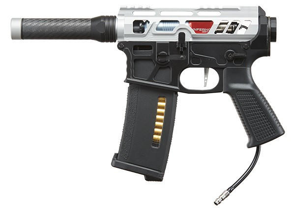Wolverine Heretic Labs Article I HPA Airsoft Rifle, Silver/Black