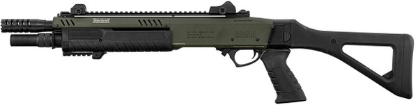 Fabarm 33" Compact Gas Pump Airsoft Shotgun, OD Green | Airsoft Station UK-USLR-LG3052