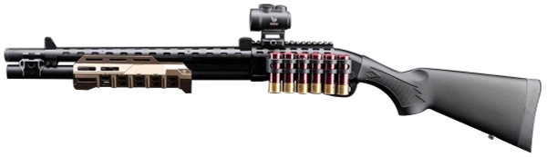 EMG SI Licensed M870 M-LOK Gas Pump Action Airsoft Shotgun, Dark Earth | Airsoft EVK-108582