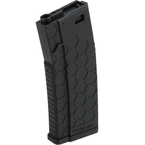 Hexmag Airsoft 300rd High-Cap Flashmag for M4/M16 Series Airsoft Rifles, Black |