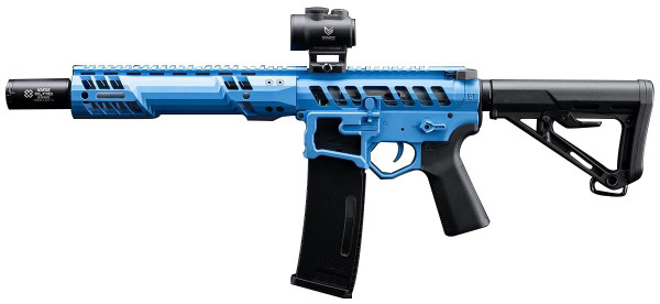 EMG F-1 UDR-15 SBR Airsoft AEG Rifle w/ GATE Aster Mosfet, Blue