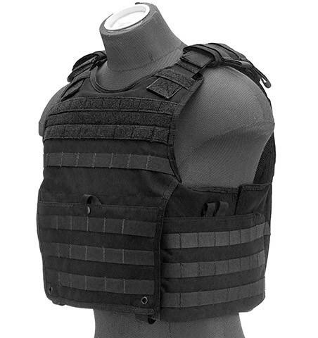 Code 11 Medium Exo Plate Carrier, Black | Airsoft Station UK-C11-139B-M