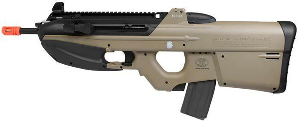 FN Herstal F2000 Airsoft Rifle by G&G, Desert Tan Soft Air Gun, AEG