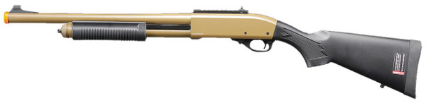 Golden Eagle M8870 3/6-Shot Pump Action CO2 Gas Airsoft Shotgun w/ Ghost Ring Ir