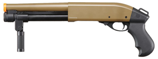 Golden Eagle M8876 3/6-Shot Pump Action Gas Airsoft Sawed-Off Shotgun w/ Forend