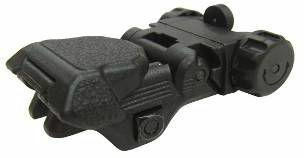 ICS CXP Rear Flip Up Sights, Black, Airsoft Accessories UK-MA-161