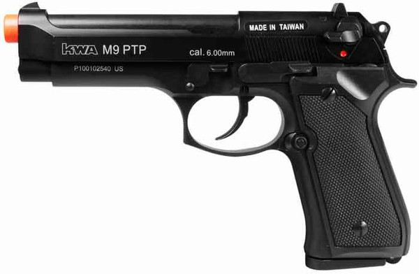 KWA M9 Tactical PTP Metal Gas Blowback Pistol, airsoft gun