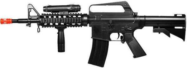 Wells M16A4 Style Spring Airsoft Rifle w/ Accessories | Airsoft