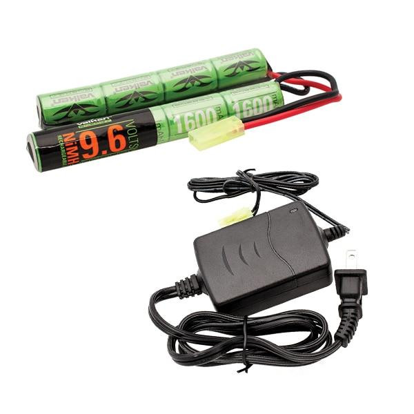 Valken 9.6v Airsoft Battery & Charger Combo VLK-96-CHR-COMBO