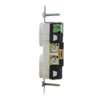 Hubbell Wiring Device-Kellems CR20WHITR Duplex Receptacle (White, 125v, 20A, 2P, 3W)
