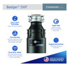 InSinkErator 79326-ISE Garbage Disposal (120v, 9.5A, 3/4hp, 1725RPM)