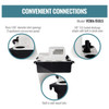 Little Giant 554405; VCMA-15ULS Condensate Pump (White, Black, 115VAC, 1A, 1/50hp, 65GPH)