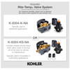 Kohler K-TS73115-4-CP Valve Trim (Metal, Polished Chrome)