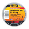 Scotch 35-GRAY-3/4; 80610834063 Electrical Tape (Gray, Vinyl, 66ft x 3/4in)