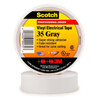 Scotch 35-GRAY-3/4; 80610834063 Electrical Tape (Gray, Vinyl, 66ft x 3/4in)