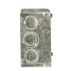 Raco 232 Electrical Box (Silver, Steel, 4 x 4 x 2.12in)