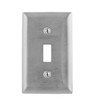 Bryant SS1 Wall Plate (Metallic, Stainless Steel, Type 302/304, Gangs: 1)