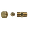 BrassCraft 68-4-2X Adapter (Brass, Rough brass, 1/4 x 1/8in, Lead Free, 300PSI, 250°F)
