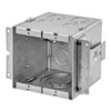 Hubbell Wiring Device-Kellems HBL985 Electrical Box (Natural, Pre Galvanized Steel, 4in)