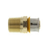 Viega 90521; 2811ZL Adapter (Bronze, 1/2 x 1/2in, Lead Free, 100PSI)