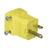 Hubbell Wiring Device-Kellems HBL5965VY Straight Blade Plug (Yellow, 125VAC, 15A, 2P, 3W)