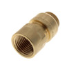 SharkBite U072LF Adapter (Brass, Brass, 0.5in, Lead Free, 200PSI)