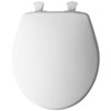 Bemis 730EC 000 Toilet Seat (White, Plastic, 1.94 x 14.69 x 16.63in, Round)