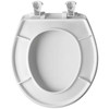 Bemis 730EC 000 Toilet Seat (White, Plastic, 1.94 x 14.69 x 16.63in, Round)