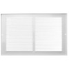 Hart & Cooley 043128; 650-14X8-W Return Grille (White, Steel, 14 x 8in)