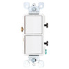 Leviton 5634-W Light Switch (White, 120/277VAC, 15A, 1P)