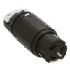 Hubbell Wiring Device-Kellems CS8164C Locking Connector (Black, White, 480VAC, 50A, 3P, 4W)