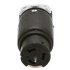 Hubbell Wiring Device-Kellems CS8164C Locking Connector (Black, White, 480VAC, 50A, 3P, 4W)