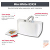 Aspen Pumps 83939; ASP-MW-UNI Condensate Pump (White, 100 to 250v, 0.18A, 3.2GPH)