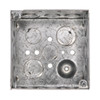 Devco PI363 Electrical Box (Galvanized Steel, 3/4, 1/2in)
