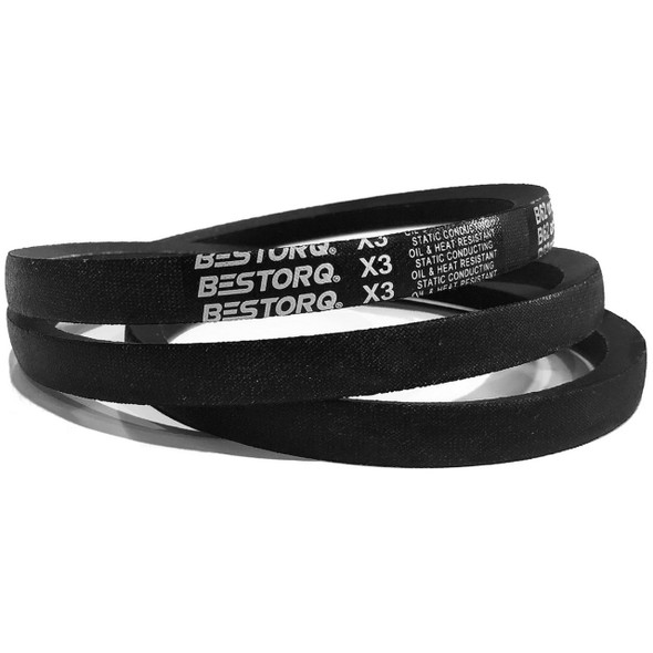 Bestorq B31or5L340 V-Belt (Black, Rubber, 34in x 0.66in)
