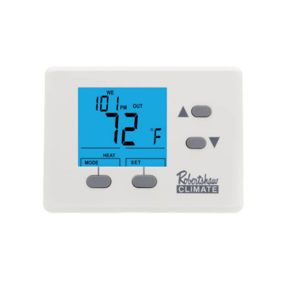 Robertshaw RS1100-72 Thermostat (White, 24v, 40 - 90°F)